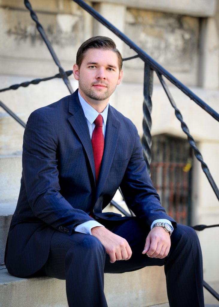 brent wieand sitting on step