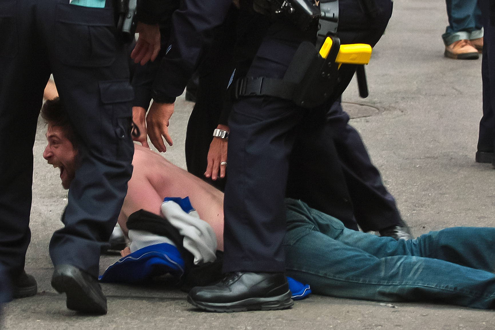 police brutality on the street